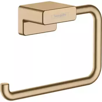Держатель для туалетной бумаги «Hansgrohe» AddStoris 41771140 на стену шлифованная бронза