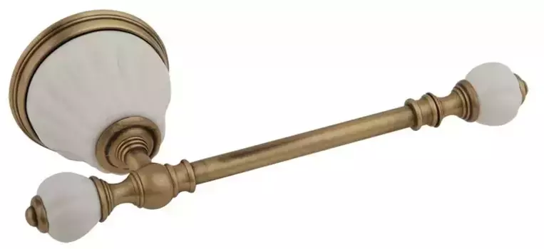 Держатель для туалетной бумаги «Migliore» Olivia 17420 на стену бронза/белый