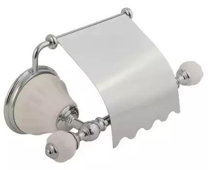 Держатель для туалетной бумаги «Migliore» Olivia 17481 на стену хром/белый