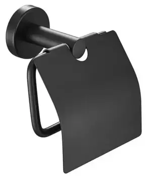 Держатель для туалетной бумаги «Rainbowl» Long 2242BP на стену чёрный матовый