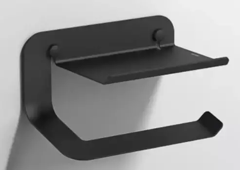 Держатель для туалетной бумаги «Sonia» Quick 185252 на стену чёрный матовый