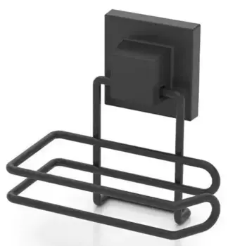 Держатель для туалетной бумаги «Tekno-tel» EF271B на стену чёрный