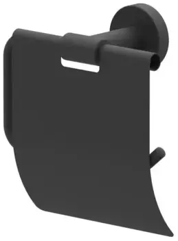 Держатель для туалетной бумаги «Whitecross» Ergo ER2262BL на стену чёрный матовый