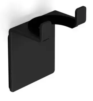 Держатель для водосгона «Langberger» 75183-10-00-BPC на стену чёрный