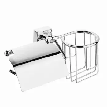 Держатель туалетной бумаги и освежителя воздуха «Fora» Kiez K045 на стену хром