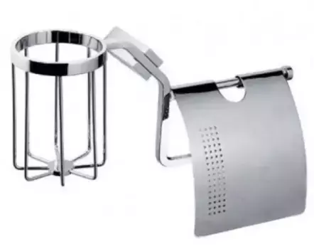 Держатель туалетной бумаги и освежителя воздуха «Schein» Watteau 126E2-R на стену хром