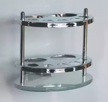 Держатель зубных щеток «Rainbowl» Cube 2739-1 на стену хром