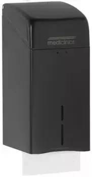 Диспенсер для туалетной бумаги «Mediclinics» DTH100B на стену чёрный