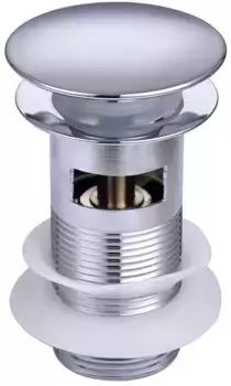 Донный клапан для раковины «Акватек» AQ6001CR с механизмом Клик-Клак хром