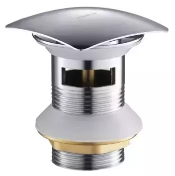 Донный клапан для раковины «Акватек» AQ6004CR с механизмом Клик-Клак хром