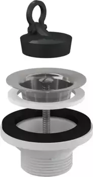 Донный клапан для раковины «AlcaPlast» A31 с нержавеющей peшeткой выпуск для раковины