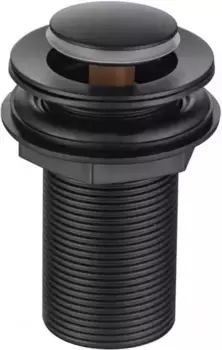 Донный клапан для раковины «Allen Brau» Eclipse 5.E1009-31 с механизмом Клик-Клак чёрный матовый