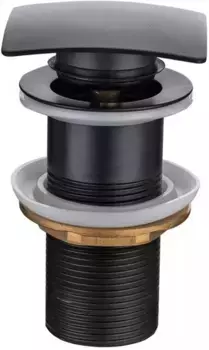 Донный клапан для раковины «Allen Brau» Infinity 5.21025-31 с механизмом Клик-Клак чёрный матовый