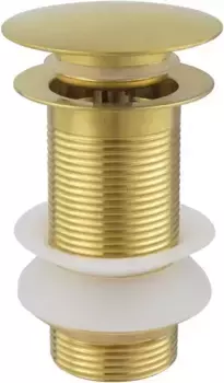 Донный клапан для раковины «Allen Brau» Priority 5.31024-GB с механизмом Клик-Клак брашированное золото