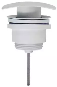 Донный клапан для раковины «Azario» AZ-106-WHI с механизмом Клик-Клак белый