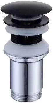 Донный клапан для раковины «Caprigo» Parts 99-534-NER с механизмом Клик-Клак чёрный матовый