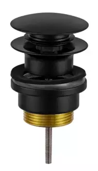 Донный клапан для раковины «Daniel» A735R15 чёрный матовый