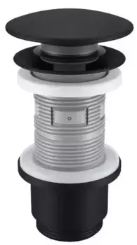 Донный клапан для раковины «Excellent» ARIN.1485.01BL с механизмом Клик-Клак чёрный матовый