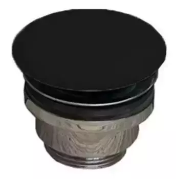Донный клапан для раковины «GSG» PILTONUNIAR003 с механизмом Клик-Клак чёрный матовый