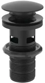 Донный клапан для раковины «Ideal Standard» E1482XG с механизмом Клик-Клак чёрный матовый
