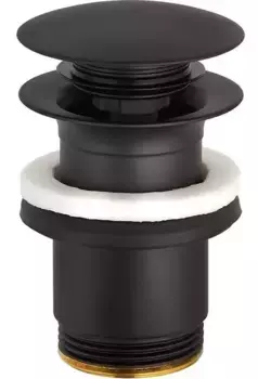 Донный клапан для раковины «Kludi» 1042639-00 с механизмом Клик-Клак чёрный матовый