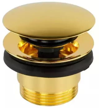 Донный клапан для раковины «Migliore» Ricambi 31775-DO универсальный с механизмом Клик-Клак золото
