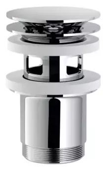 Донный клапан для раковины «Nobili» AV00110/10CR с механизмом Клик-Клак хром
