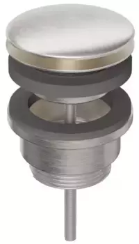 Донный клапан для раковины «Paini» 53PW945TSR с механизмом Клик-Клак брашированный никель