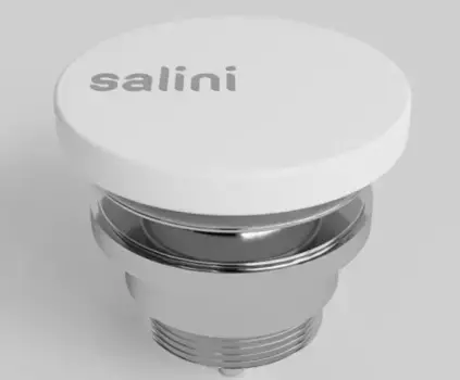 Донный клапан для раковины «Salini» D 602 16721WG белый глянец