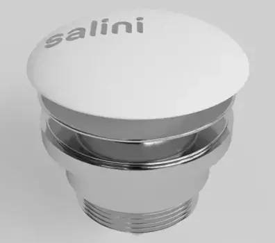 Донный клапан для раковины «Salini» D 604 16632WM белый матовый
