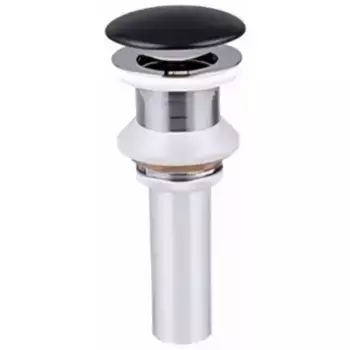 Донный клапан для раковины «Sintesi» SIN-VF-40BM черный матовый