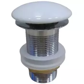 Донный клапан для раковины «Vincea» DBS0-216 с механизмом Клик-Клак белый