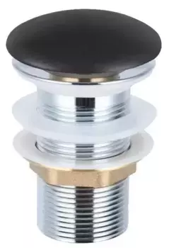 Донный клапан для раковины «Vincea» DBS0-216MB с механизмом Клик-Клак чёрный