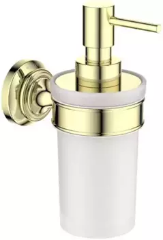 Дозатор для мыла «Акватек» Классик AQ4505PG на стену полированное золото