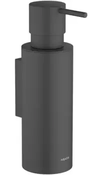 Дозатор для мыла «Акватек» Оберон AQ4205MB на стену чёрный матовый
