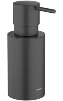 Дозатор для мыла «Акватек» Оберон AQ4229MB на стену чёрный матовый
