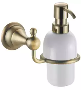 Дозатор для мыла «Azario» Elvia AZ91112Q на стену бронза
