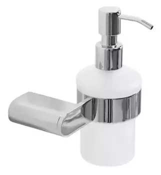Дозатор для мыла «Cezares» STYLUS-SOIS-V-01 на стену хром