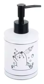 Дозатор для мыла «Fixsen» Teddy FX-600-1 на стол белый/рисунок