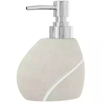 Дозатор для мыла «Fora» Line FOR-LN021NAT на стол бежевый/хром