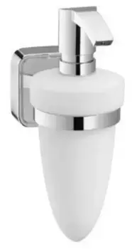 Дозатор для мыла «Keuco» Smart.2 2352010100 на стену хром/белый