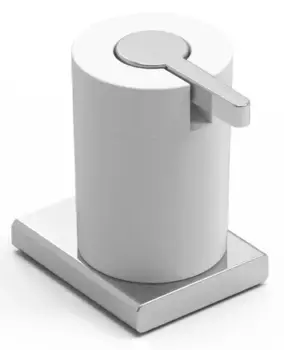 Дозатор для мыла «Koin» Nex NEX506 на стену белый/хром