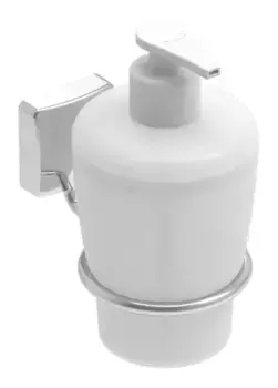 Дозатор для мыла «Koin» Nice NI506 на стену хром/белый