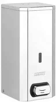 Дозатор для мыла «Mediclinics» DJF0032CS на стену матовый хром