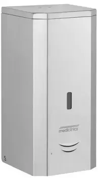 Дозатор для мыла «Mediclinics» DJF0038ACS на стену автоматический матовый хром