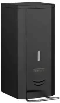 Дозатор для мыла «Mediclinics» DJFP035B на стену чёрный