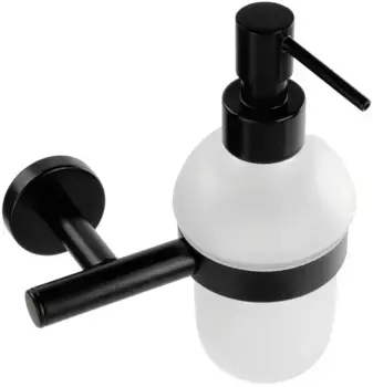 Дозатор для мыла «Migliore» Fortis 31756 на стену чёрный матовый