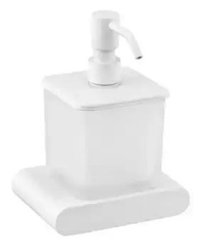 Дозатор для мыла «Remer» Lounge LN13BO на стену белый матовый