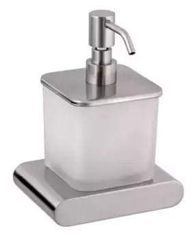 Дозатор для мыла «Remer» Lounge LN13NP на стену никель