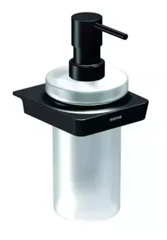 Дозатор для мыла «Sonia» S6 166466 на стену чёрный матовый